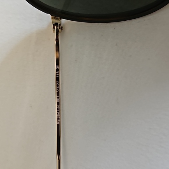 Authentic Ray-Ban Round Double Bridge Sunglasses - Picture 9 of 11